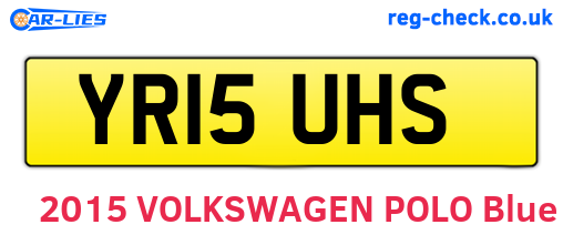 YR15UHS are the vehicle registration plates.