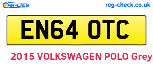 EN64OTC are the vehicle registration plates.