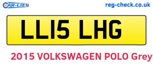 LL15LHG are the vehicle registration plates.