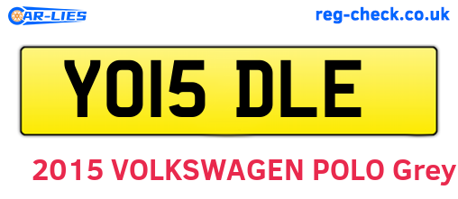 YO15DLE are the vehicle registration plates.