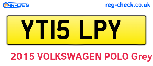 YT15LPY are the vehicle registration plates.