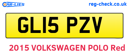 GL15PZV are the vehicle registration plates.