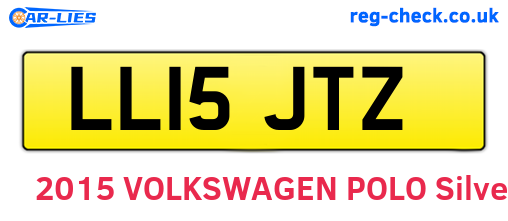 LL15JTZ are the vehicle registration plates.
