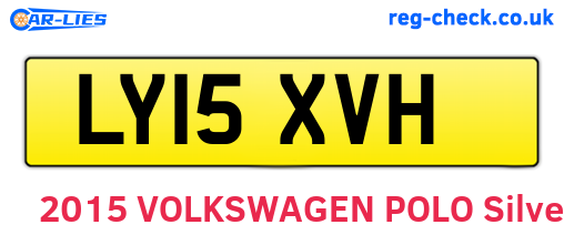 LY15XVH are the vehicle registration plates.