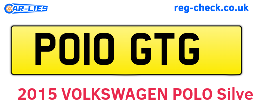 PO10GTG are the vehicle registration plates.
