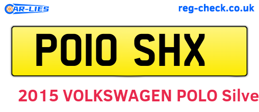 PO10SHX are the vehicle registration plates.