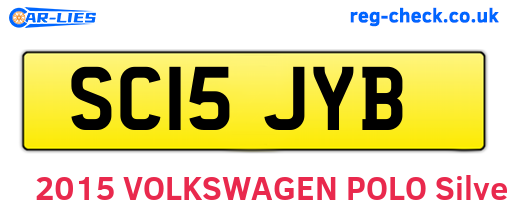 SC15JYB are the vehicle registration plates.