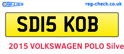 SD15KOB are the vehicle registration plates.
