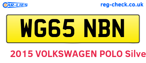 WG65NBN are the vehicle registration plates.