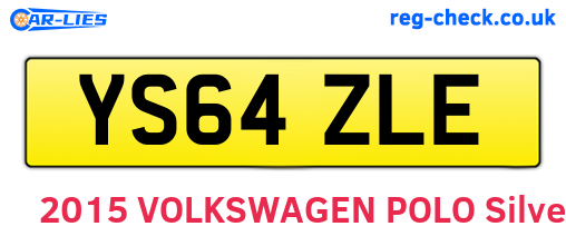 YS64ZLE are the vehicle registration plates.