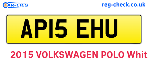 AP15EHU are the vehicle registration plates.