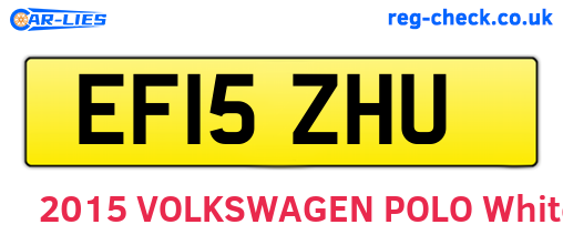 EF15ZHU are the vehicle registration plates.