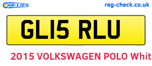 GL15RLU are the vehicle registration plates.