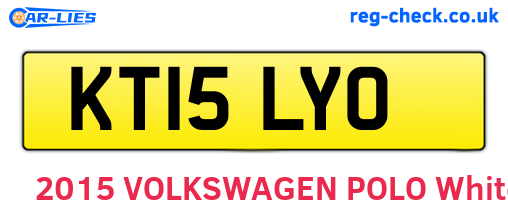 KT15LYO are the vehicle registration plates.