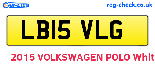 LB15VLG are the vehicle registration plates.