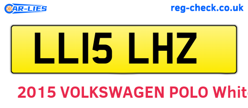 LL15LHZ are the vehicle registration plates.