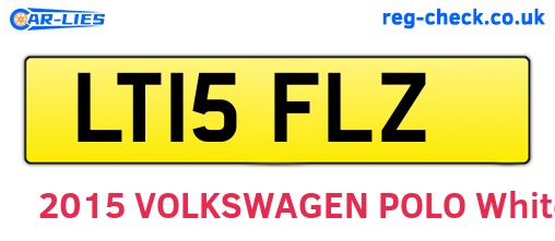 LT15FLZ are the vehicle registration plates.
