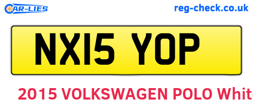 NX15YOP are the vehicle registration plates.