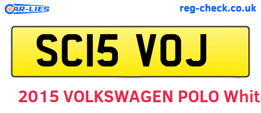 SC15VOJ are the vehicle registration plates.