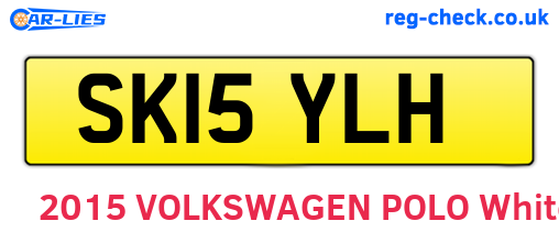 SK15YLH are the vehicle registration plates.
