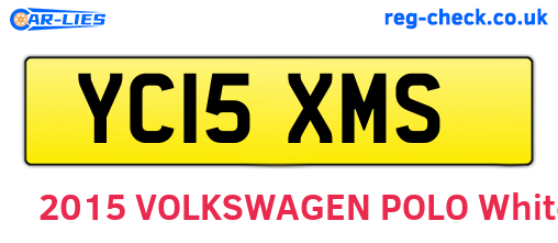 YC15XMS are the vehicle registration plates.