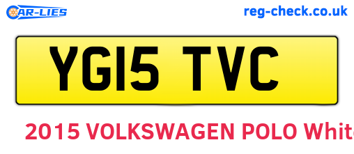 YG15TVC are the vehicle registration plates.