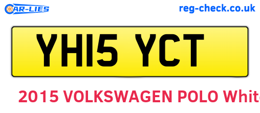 YH15YCT are the vehicle registration plates.
