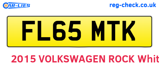 FL65MTK are the vehicle registration plates.