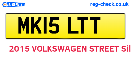 MK15LTT are the vehicle registration plates.