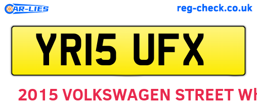 YR15UFX are the vehicle registration plates.