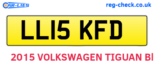 LL15KFD are the vehicle registration plates.