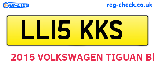 LL15KKS are the vehicle registration plates.