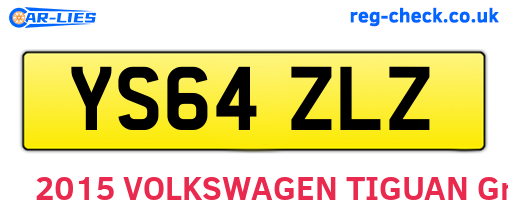 YS64ZLZ are the vehicle registration plates.