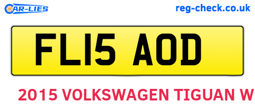 FL15AOD are the vehicle registration plates.
