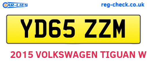 YD65ZZM are the vehicle registration plates.