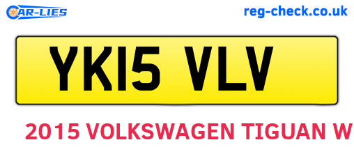 YK15VLV are the vehicle registration plates.