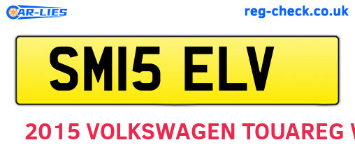 SM15ELV are the vehicle registration plates.