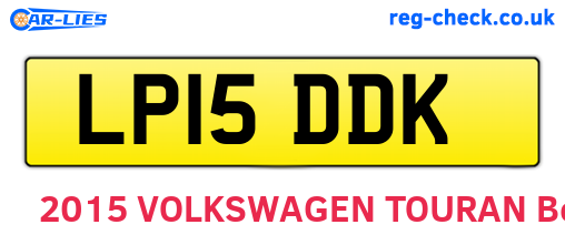 LP15DDK are the vehicle registration plates.