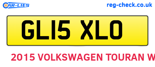 GL15XLO are the vehicle registration plates.
