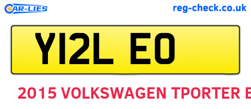 Y12LEO are the vehicle registration plates.