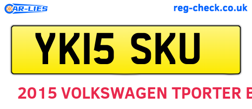 YK15SKU are the vehicle registration plates.