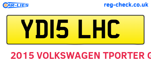 YD15LHC are the vehicle registration plates.
