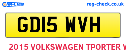 GD15WVH are the vehicle registration plates.