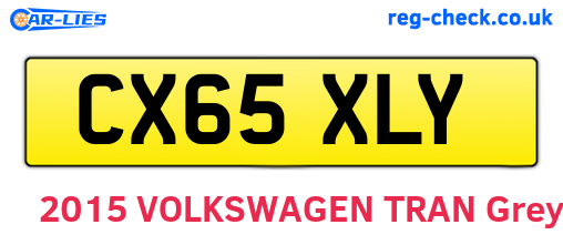 CX65XLY are the vehicle registration plates.
