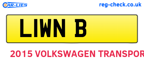 L1WNB are the vehicle registration plates.