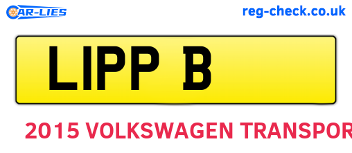 L1PPB are the vehicle registration plates.