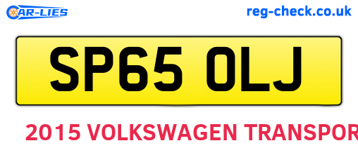 SP65OLJ are the vehicle registration plates.