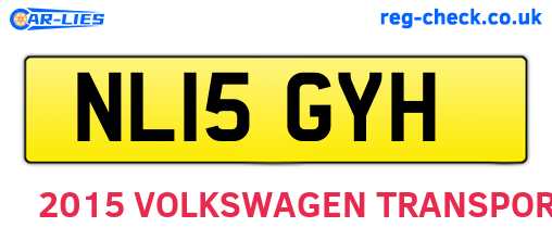 NL15GYH are the vehicle registration plates.