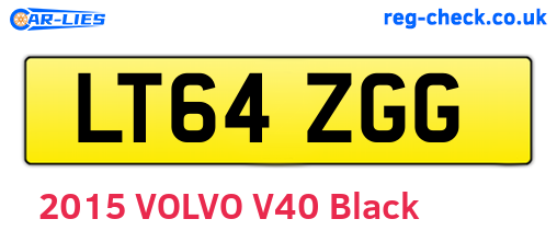 LT64ZGG are the vehicle registration plates.