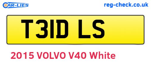 T31DLS are the vehicle registration plates.